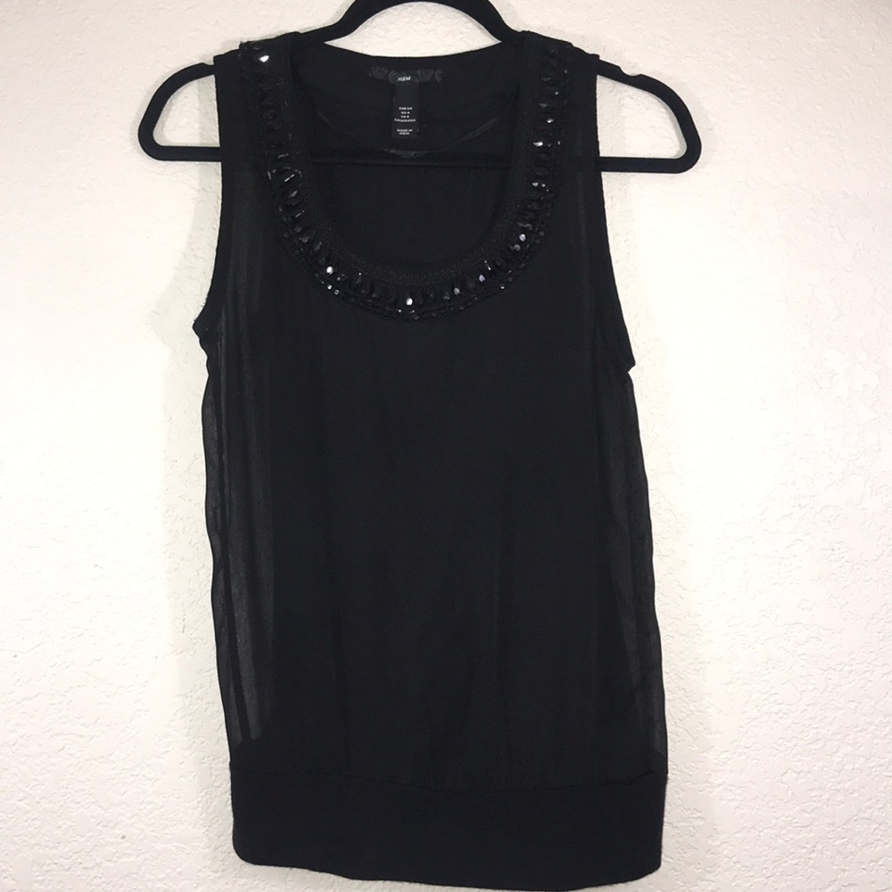 H & M | Sleeveless Blouse.    E
